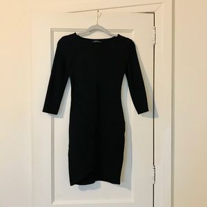 Ribbed bodycon mini dress